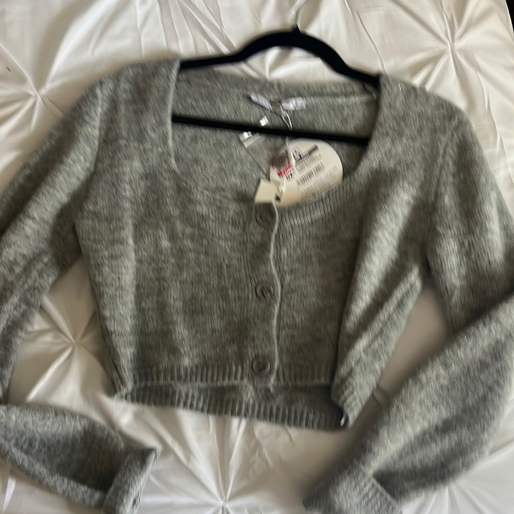 Super soft grey sweater from indigo